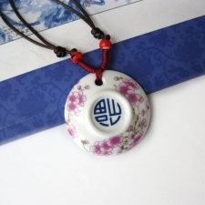 福临门 陶瓷瓷片项链 毛衣链 送礼首选