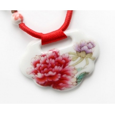 民族风饰品 装饰链 锁骨链 手工编织陶瓷项链 手工项链